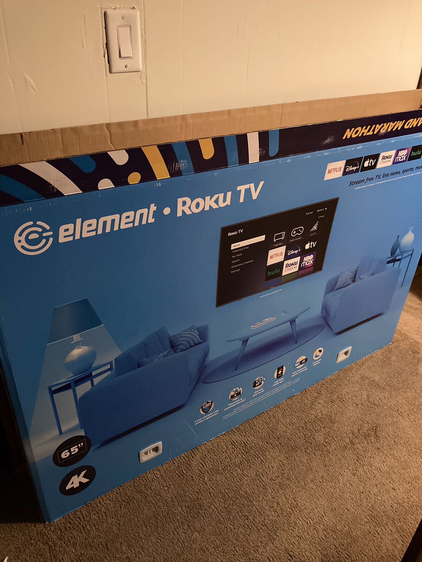 Element Roku 65 Inch Tv