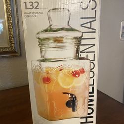 Glass Drink Dispenser 