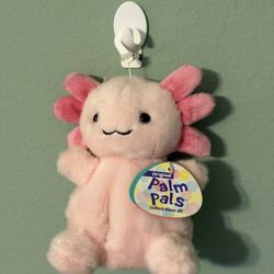 Palm Pals Pink Axolotl Plush – Original w/ Tag