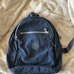 Kipling Small Seoul Backpack - Navy