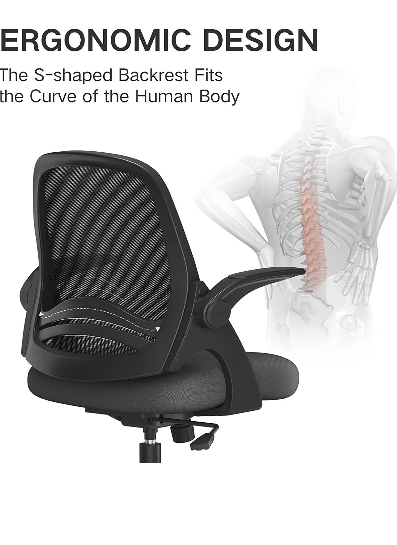 Hbada Home Office Chair Work Desk Chair Comfort Ergonomic Swivel