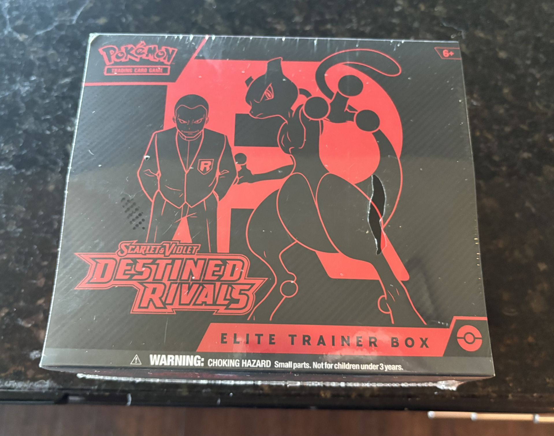 Pokemon Destined Rivals Elite Trainer Box W/Tear On The Front 