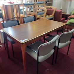 KITCHEN TABLE, DINNING TABLE AND 4 CHAIRS (HOME77)