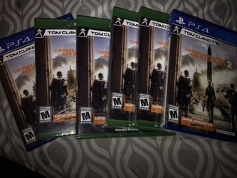 Xbox or PS4 Tom Clancy’s THE DIVISON2