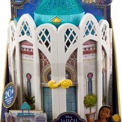 Mattel Disney Wish - Rosas Castle Dollhouse  Playset - 2 Mini Dolls - New!!