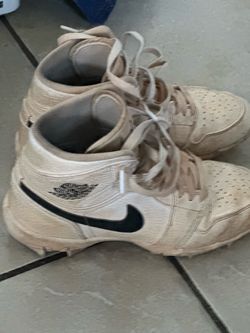 Air Jordan Nike cleats size 3.5 youth