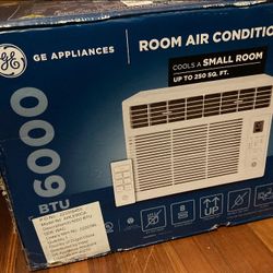 ‘GE  6,000 BTU WindowAirConditioner W/Remote; (BRAND NEW,Lowe’s,2025)🤩👍