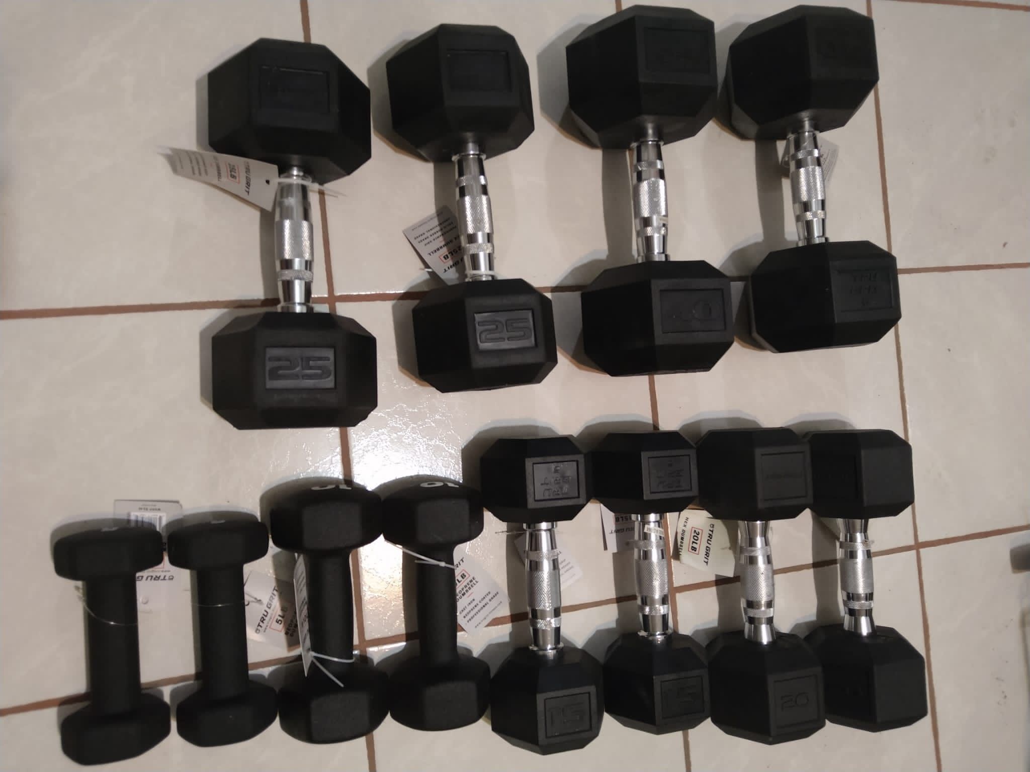 Dumbbells Tru Grit NEW!