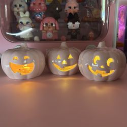 Martha Stewart pink light up ghost trio