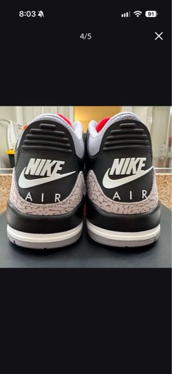 Jordan 3 Black Cement