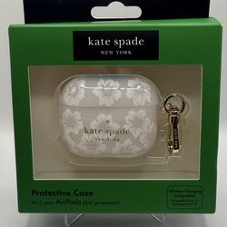 Kate Spade Protective AirPods 3rd Gen Case Hollyhock Cream