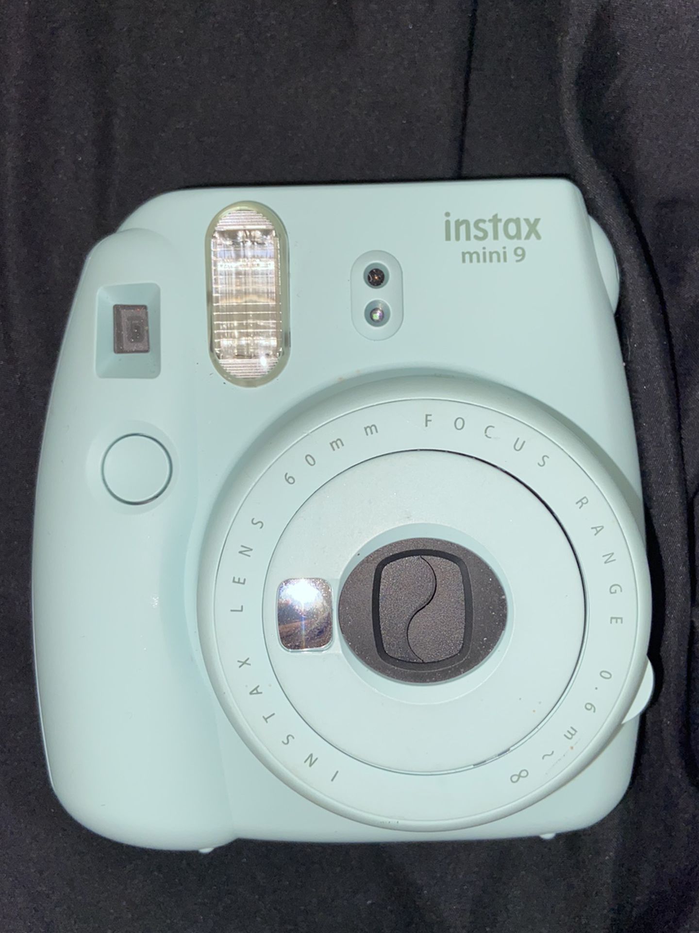fujifilm instax mini 9 instant camera (color blue) i'll even throw in one thing of film for free i just want it gone