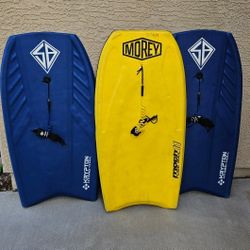 2 Scott Burke Krypton & 1 Morey Mach 11 Pro Bodyboards 42