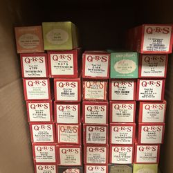 Vintage Piano Player Rolls