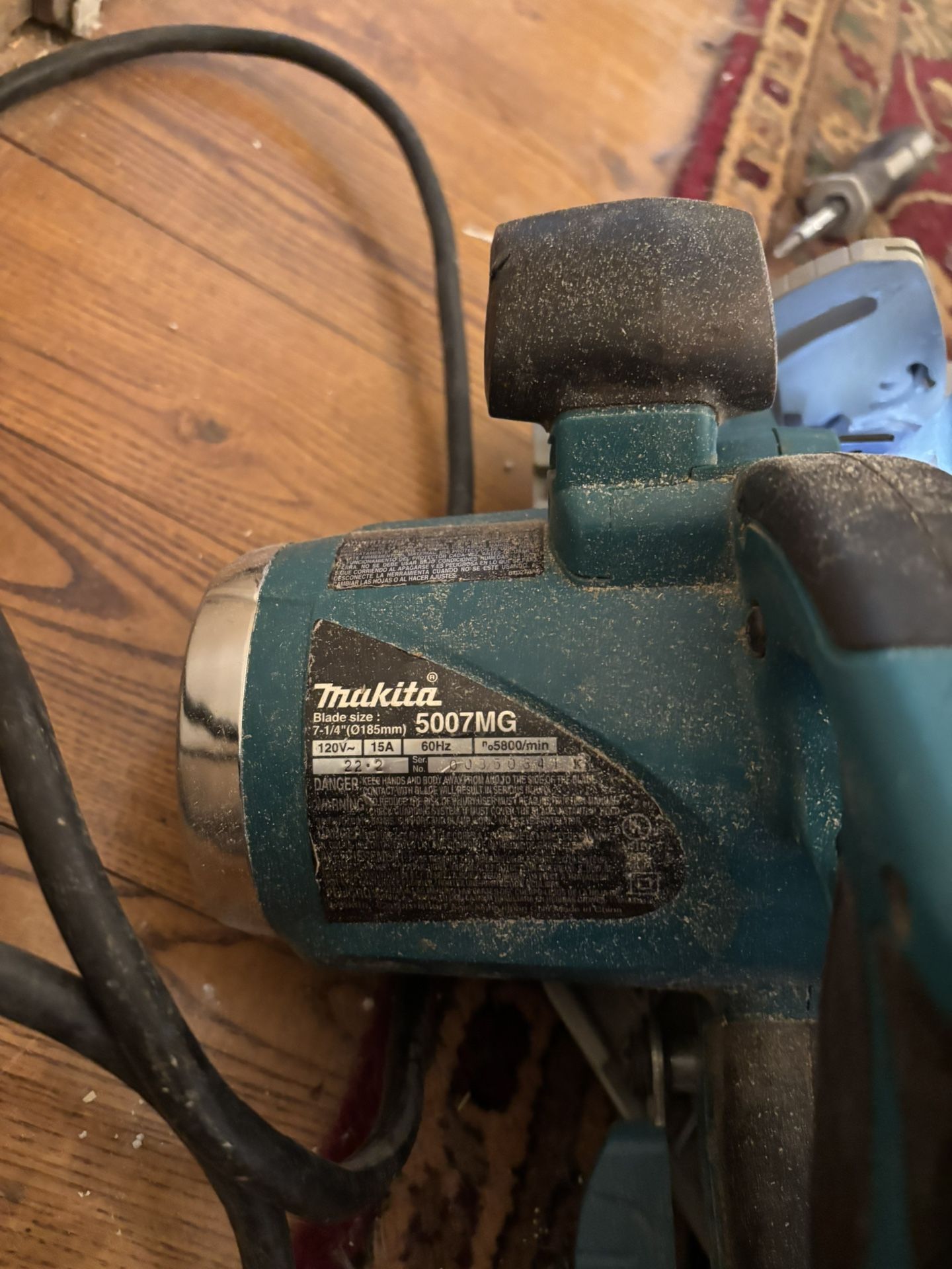 Makita 7 1/4 Circular Saw With Carrying Case