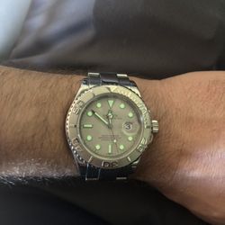 Platinum Rolex Yatchmaster 40m 16622