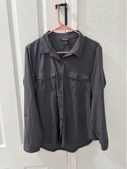 Eddie Bauer shirt long sleeve large women