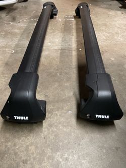 Thule Force XT large box, wingbars, edge clamps, lock kit and fit kit (Ioniq 5)