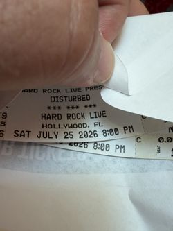 Disturbed Tickets