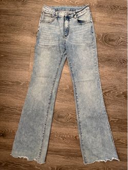 Size Medium flared jeans