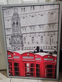 London Telephone Booth Frame