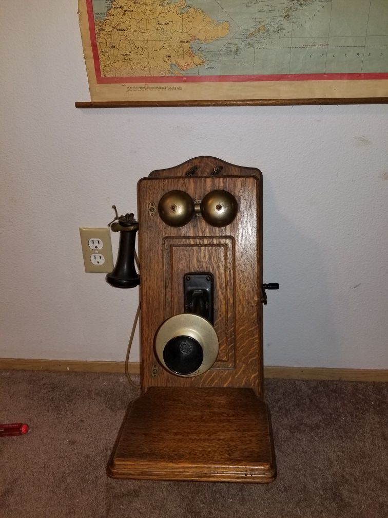 Vintage Western Electric WallPhone 317A Very Early Model