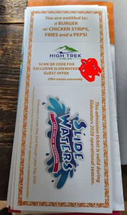 Slidewaters Lake Chelan Waterpark 2026 Admission Tickets