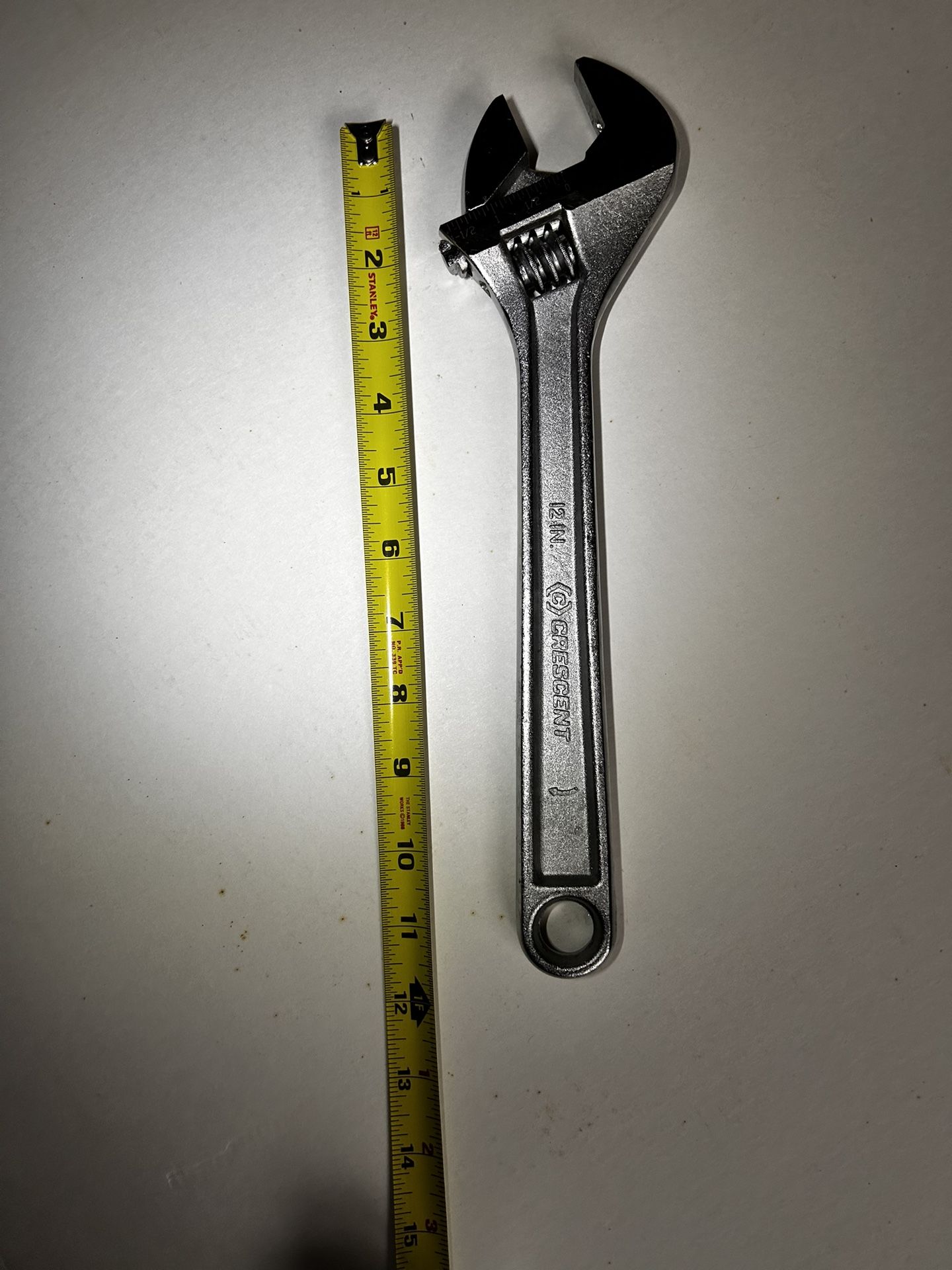 12 in. Chrome Adjustable Wrench