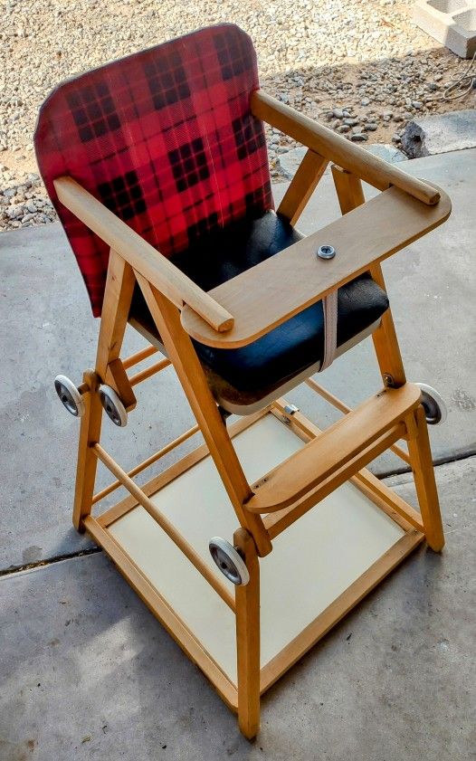 Vintage High Chair / Potty Trainer / Child Desk / All In One