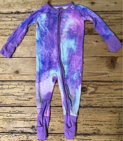 Little Sleepies Purple Tye-Dye 3-6months