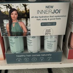 New Joico Hydrate Innerjoi Full set Shampoo, Conditioner, And Detangler