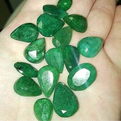 3pcs. Natural Emerald Specimen Gemstone Crystals Polished Untreated 