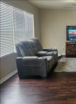 Reclining love seat