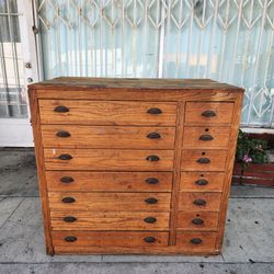 Antique Rustic Cabinet 