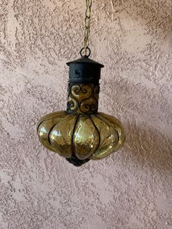 Vintage 1960’s blown glass lamp