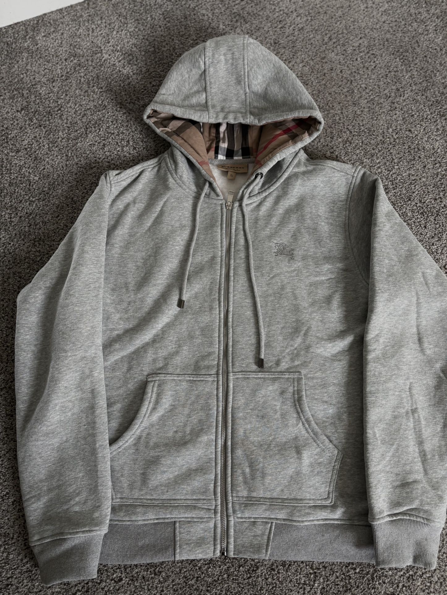 Burberry Zip Up Grey