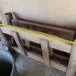 1970s era wooden bunk bed