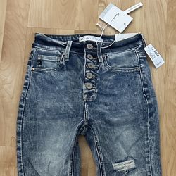 KanCan Super Skinny High Rise Button Fly Jean