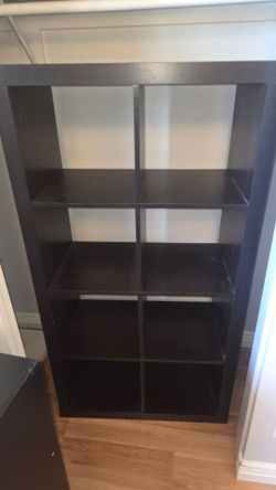 Black 8-Cube Storage Organizer / Bookshelf