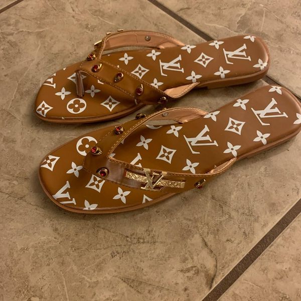 Louis Vuitton sandals beautiful Black Friday sale for Sale in Philadelphia, PA - OfferUp