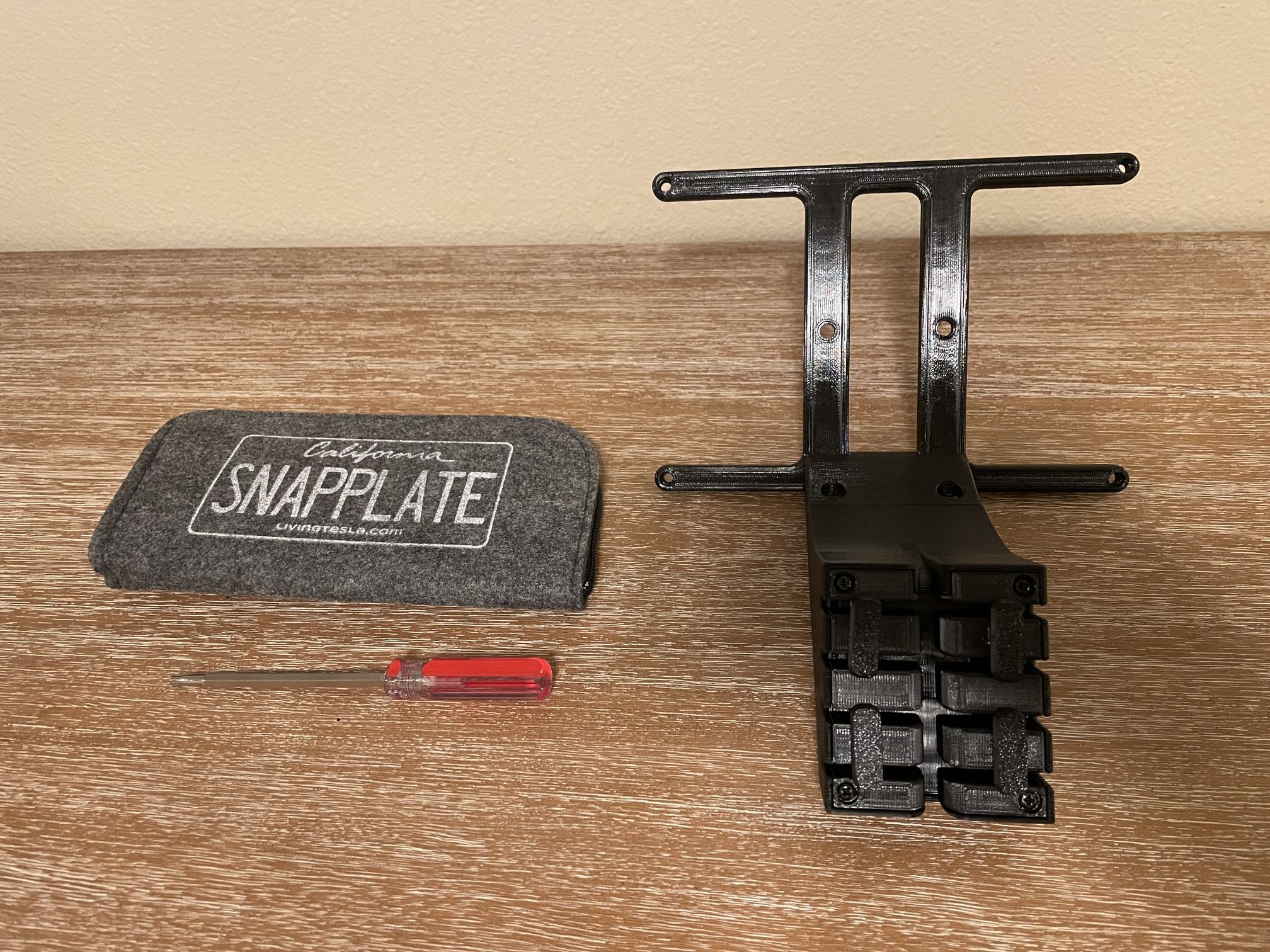 Tesla Model 3 SnapPlate Front License Plate Mount