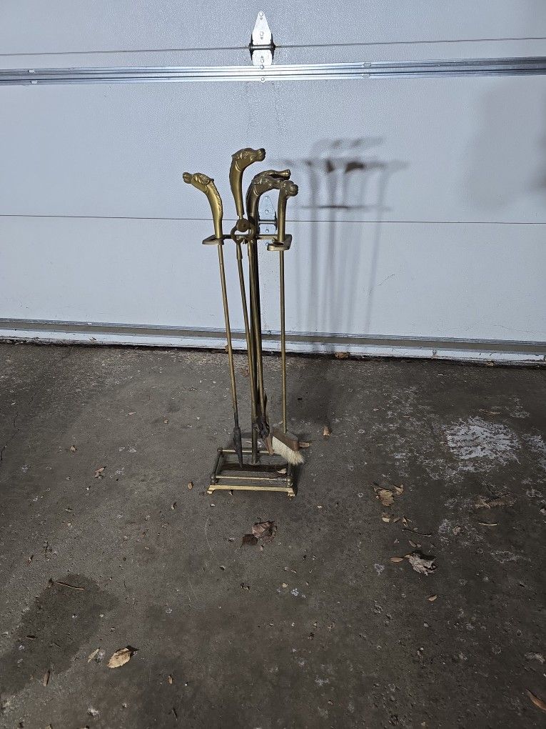 Horse Fire Place Tools