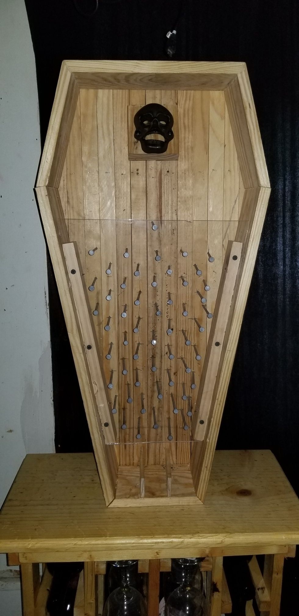 Coffin drinko plinko game