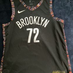 Very Rare Excellent Condition XL Notorious Big x #72 Nike Brooklyn Nets Jersey