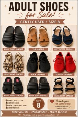 Gently used women shoes