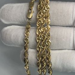14k Gold Rope Chain 