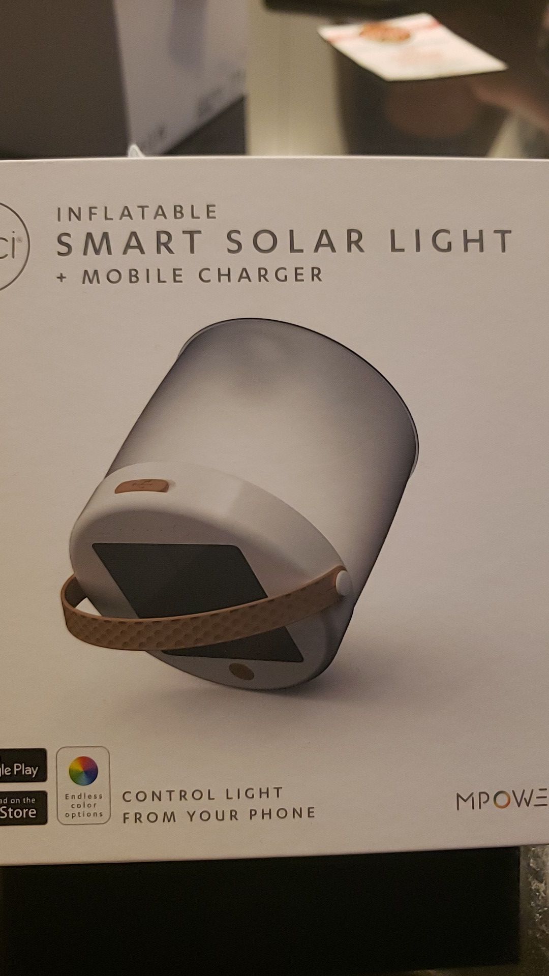 Luci conect smart solar light, can be controled by the app or manual