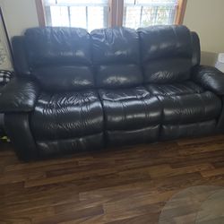 Leather coach