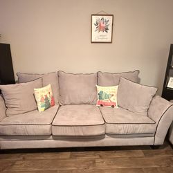Two Grey Couches 