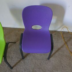 Lifetime Chair With Desk